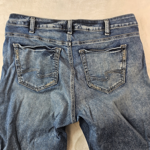 Silver Jeans Co Suki Capri Women’s 16 L 23.5” Stretch Denim - Picture 11 of 14